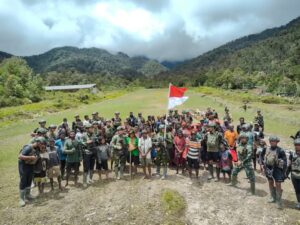 Date Selasa 08 February 2024 LAPTER Yuguru distrik Mebarok kab Nduga Papua pegunungan operasi militer